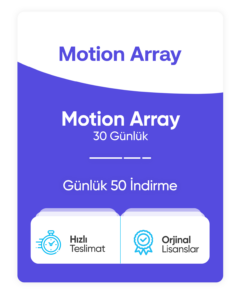 Motion Array – 30 Günlük